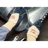 LUVA REV. NITRILO PUNHO MALHA AZUL HYLITE 47-400 LUVA REV. NITRILO PUNHO MALHA AZUL HYLITE 47-400